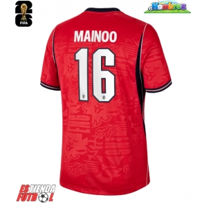 Inglaterra Kobbie Mainoo #16 Segunda Equipación Mundial 2026 Manga Corta